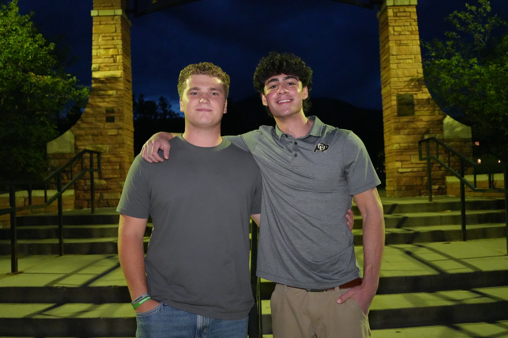 CU Boulder Co-Presidents Casey Watkins and Sean Lazaar